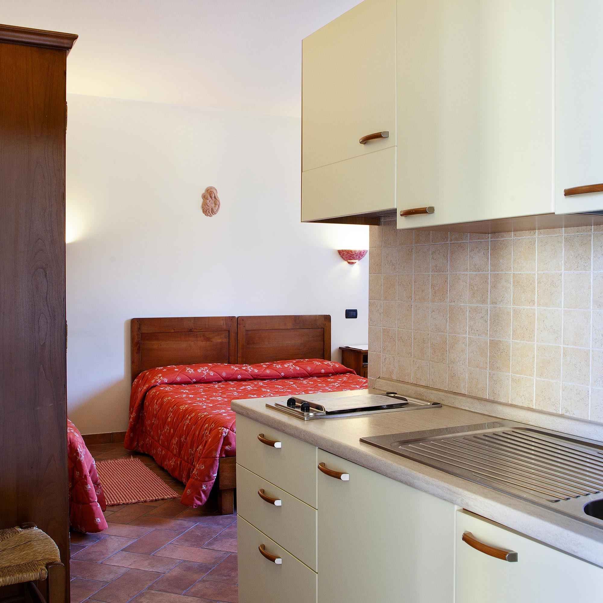 CAMERA DOPPIA CON ANGOLO COTTURA